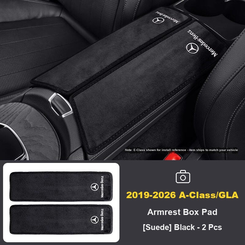Mercedes-Benz Armrest Box Protector - Leather Interior Trim Cover