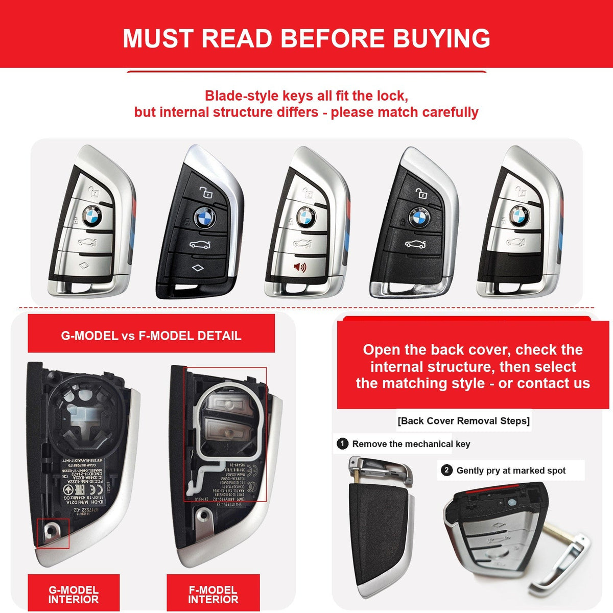 BMW Custom Key fitment guide