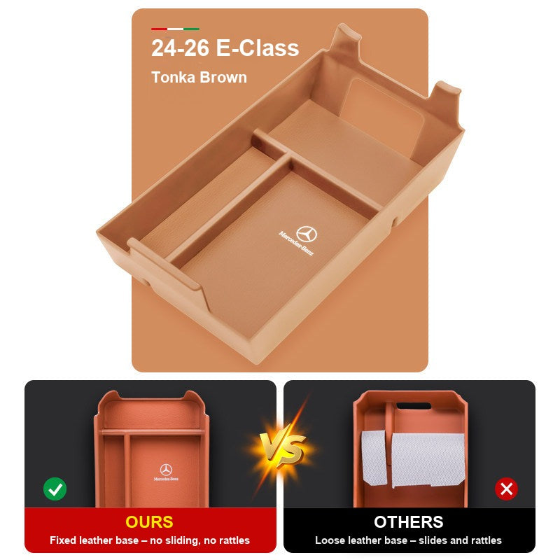 Mercedes-Benz armrest storage box color and model option