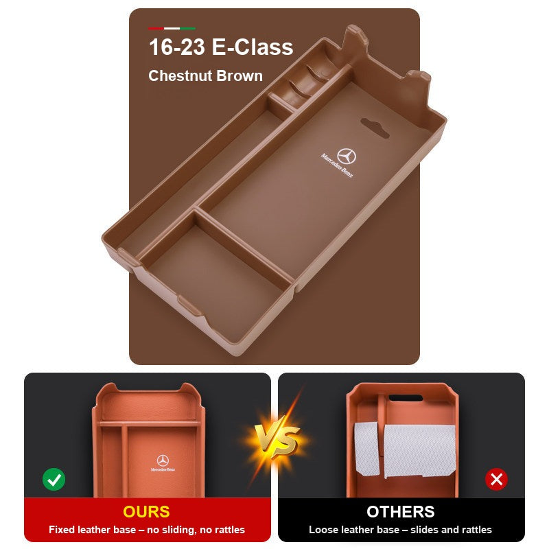 Mercedes-Benz armrest storage box color and model option