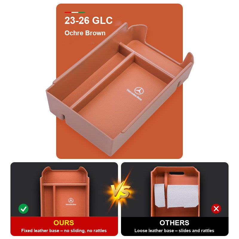 Mercedes-Benz armrest storage box color and model option