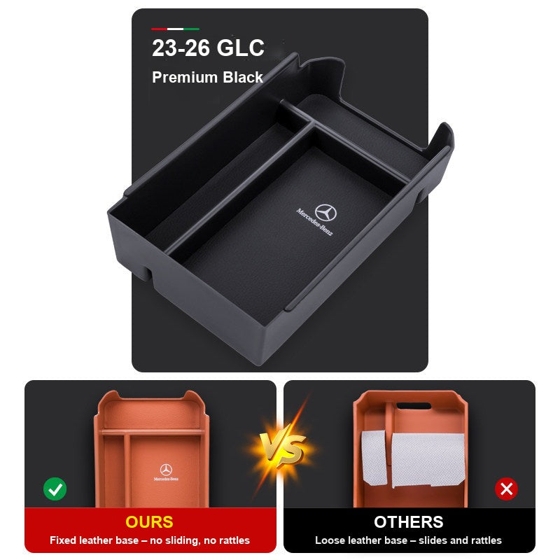 Mercedes-Benz armrest storage box color and model option
