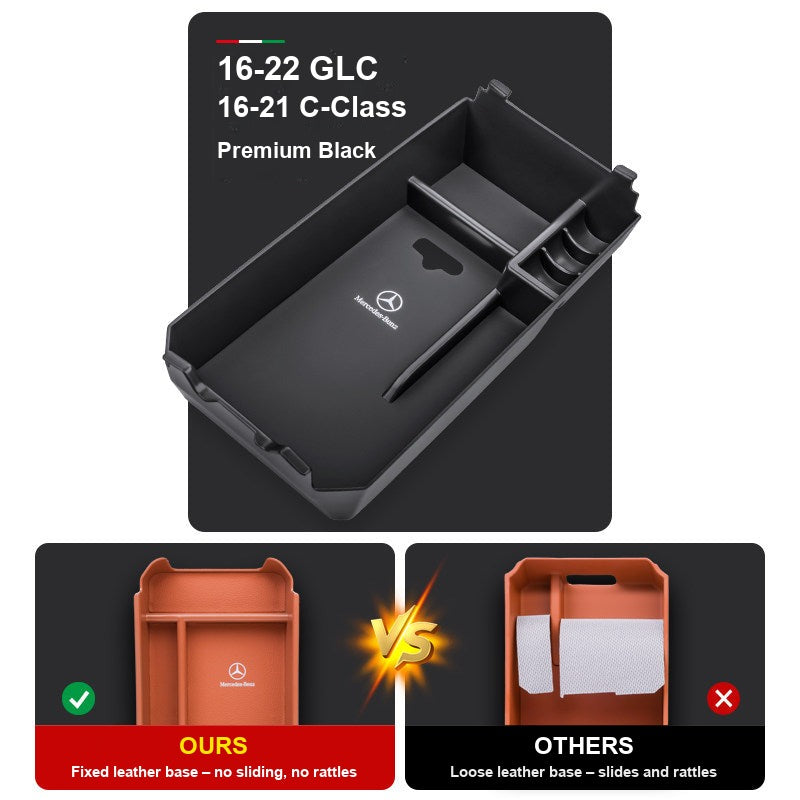 Mercedes-Benz armrest storage box color and model option