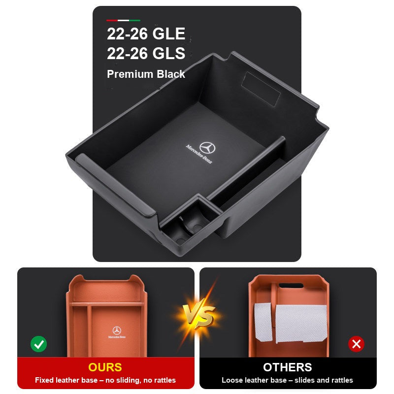 Mercedes-Benz armrest storage box color and model option