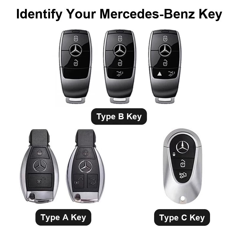 Mercedes-Benz key type guide – Type A, Type B and Type C keys