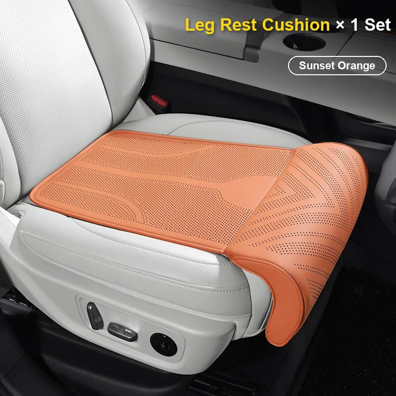 No logo seat cushion with leg rest – Sunset Orange, 1 set