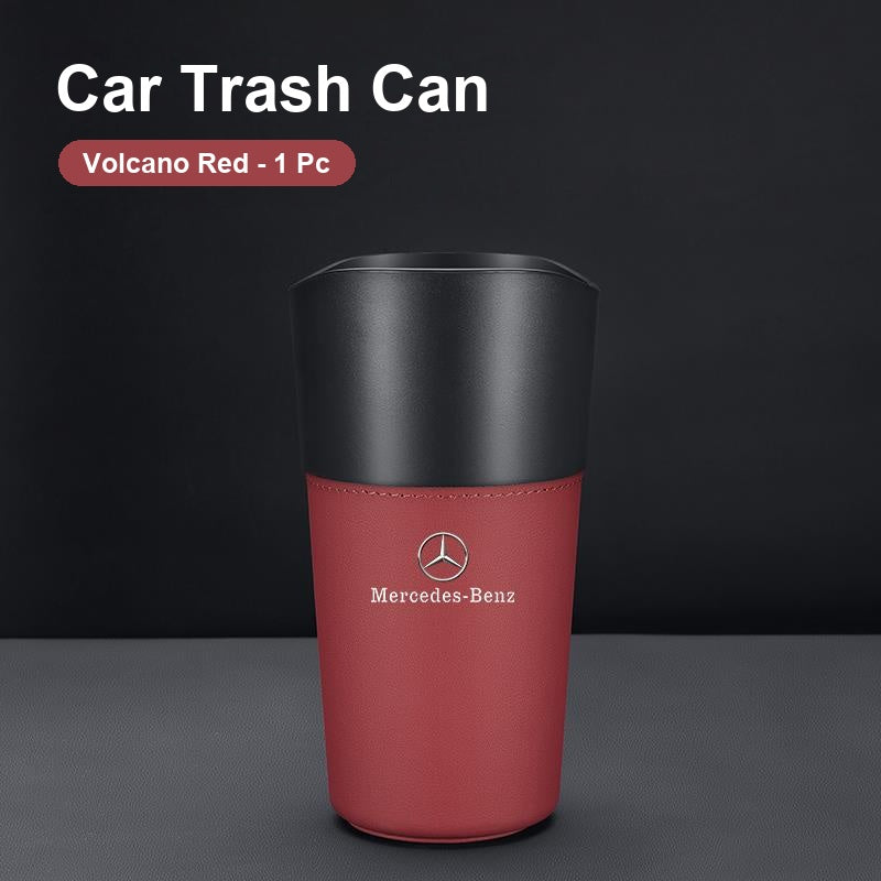 Mercedes-Benz car trash can - Volcano Red