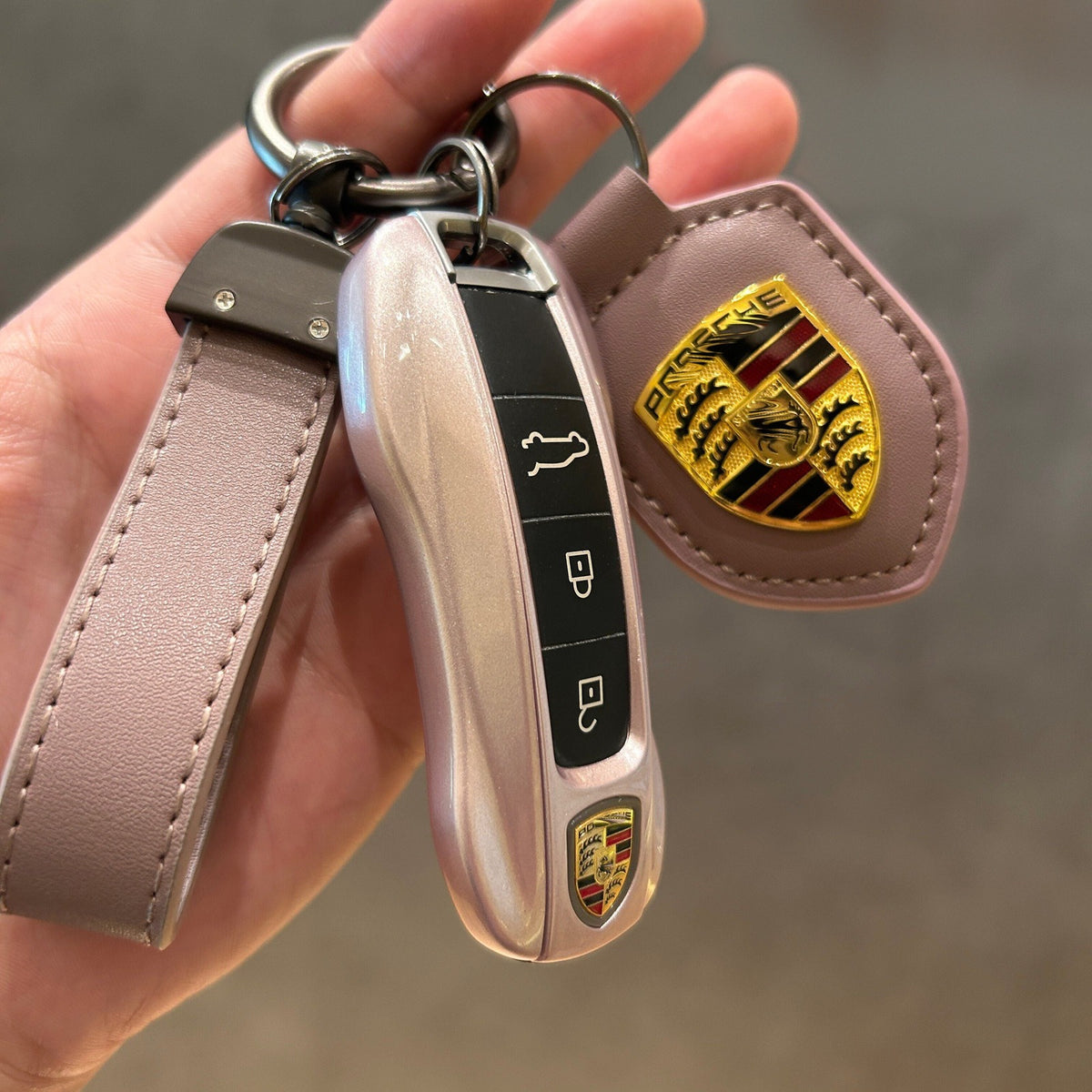 Porsche key case full set - Ice Pink, Type B