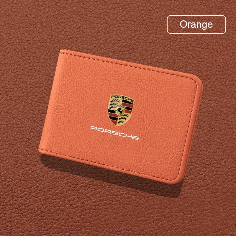 Porsche license holder - Orange