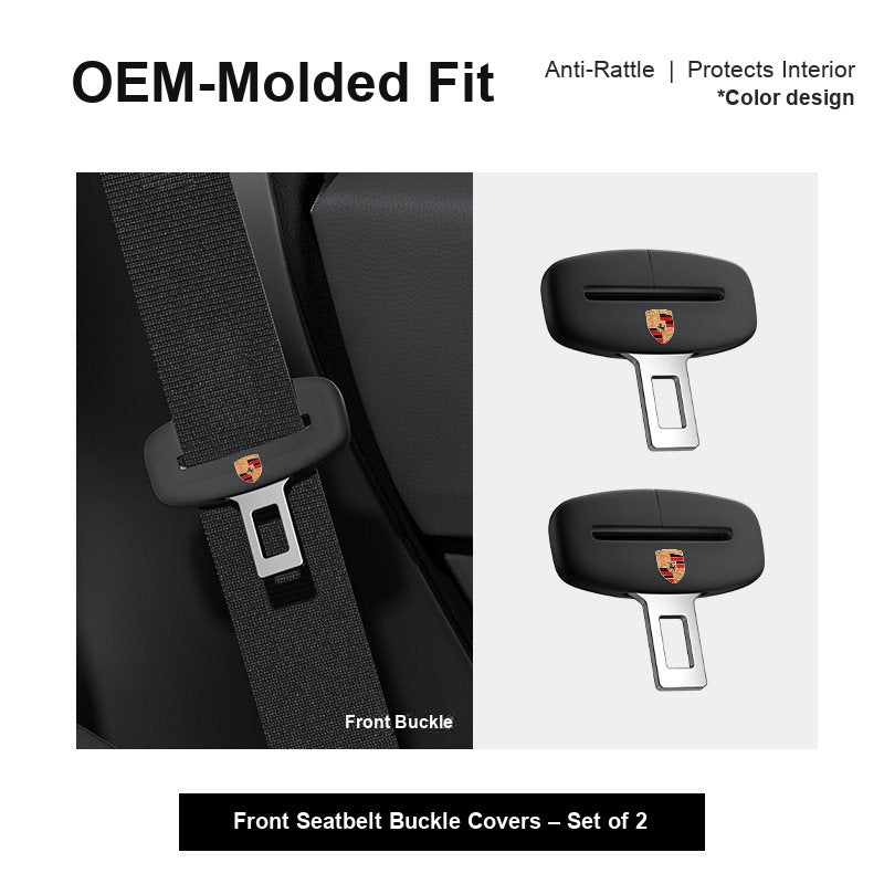 Porsche seatbelt buckle cover