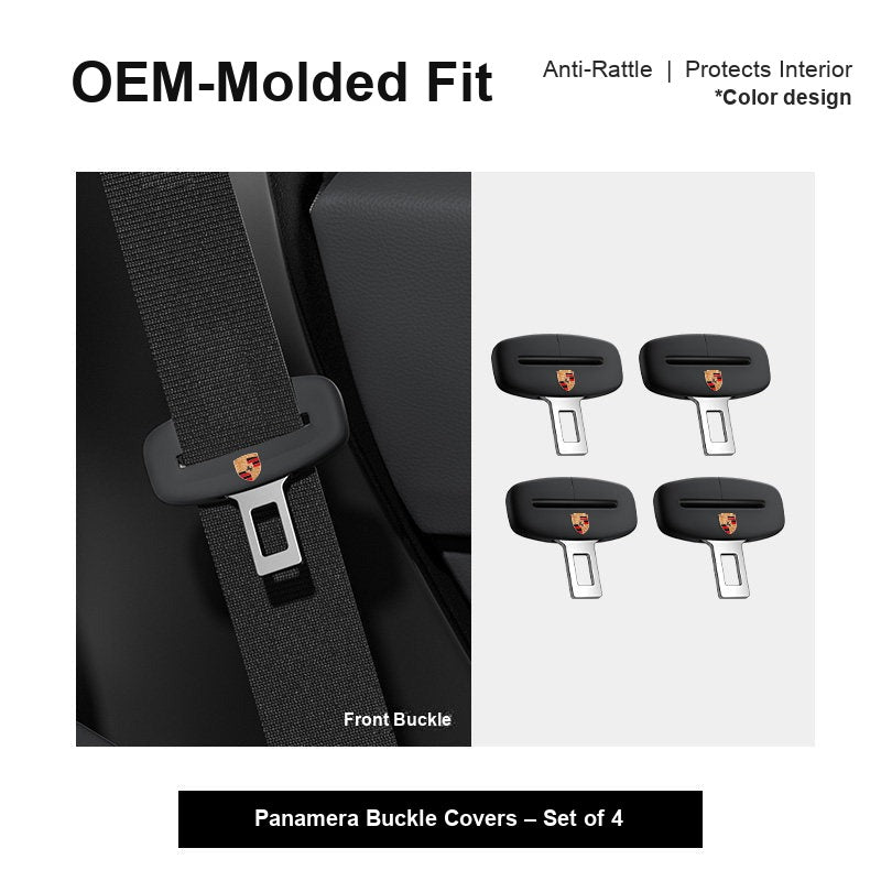 Porsche seatbelt buckle cover