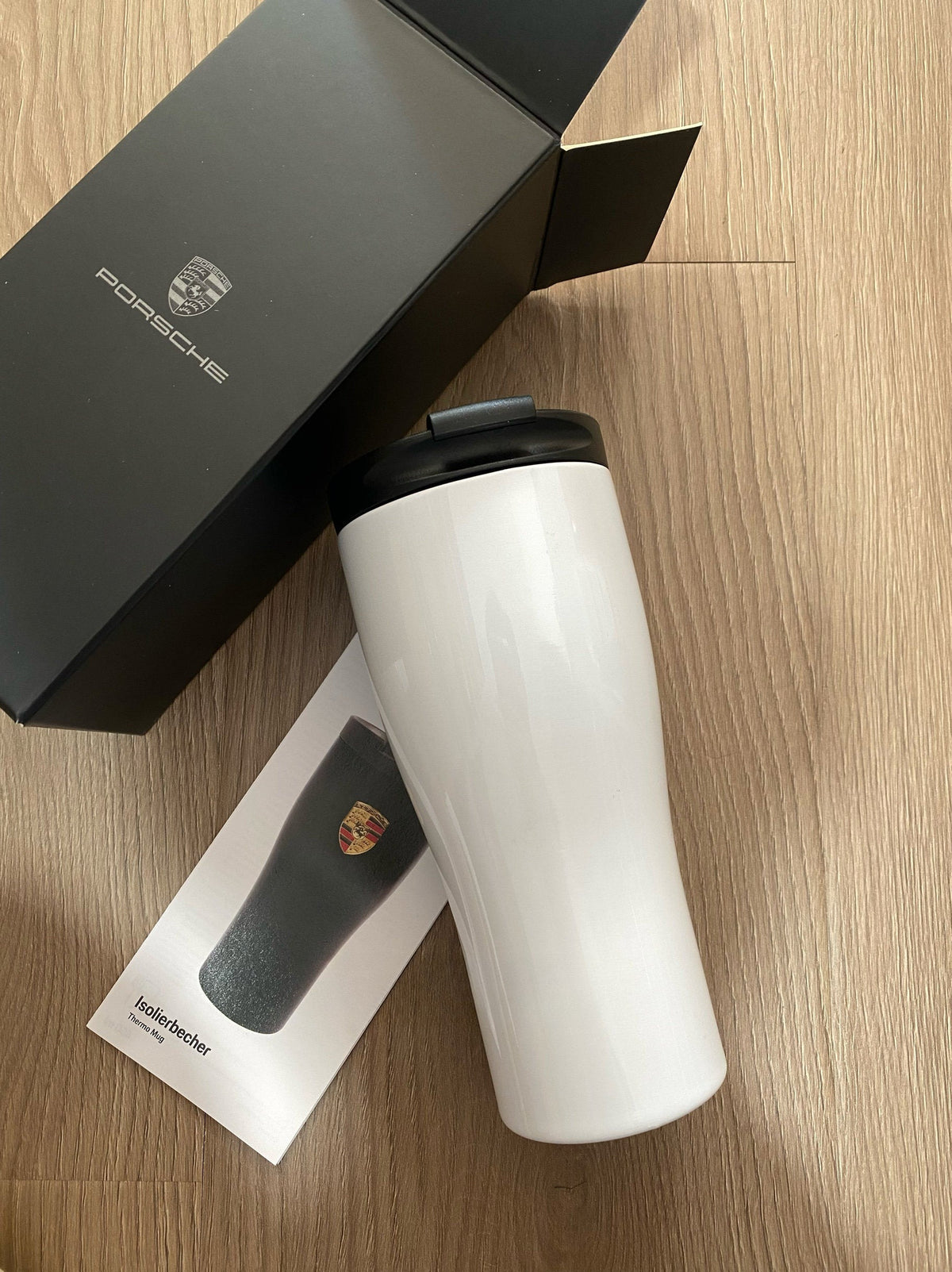 Porsche thermo mug Classic White