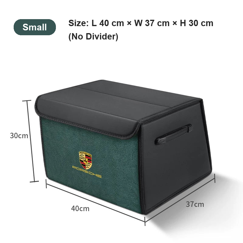 Porsche trunk organizer Small in Emerald Green