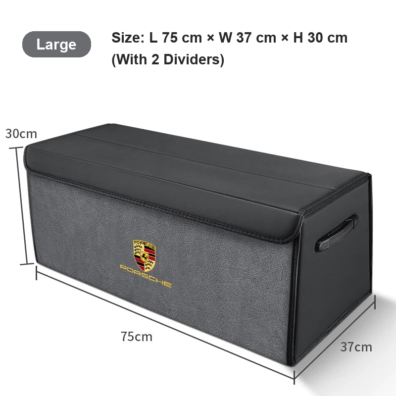 Porsche trunk organizer Large in Starry Gray