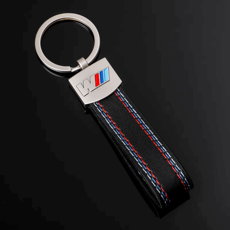 BMW M leather keychain lifestyle photo